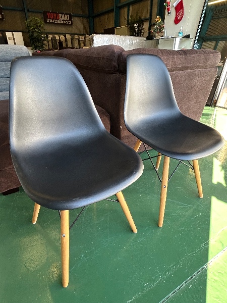 Set 2 cadeiras pretas