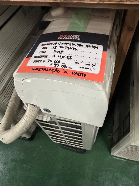 Ar condicionado Daikin 18 tatames 2018